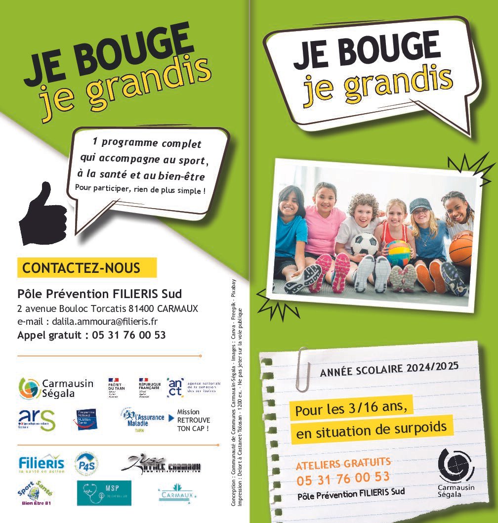 Je bouge, Je grandis